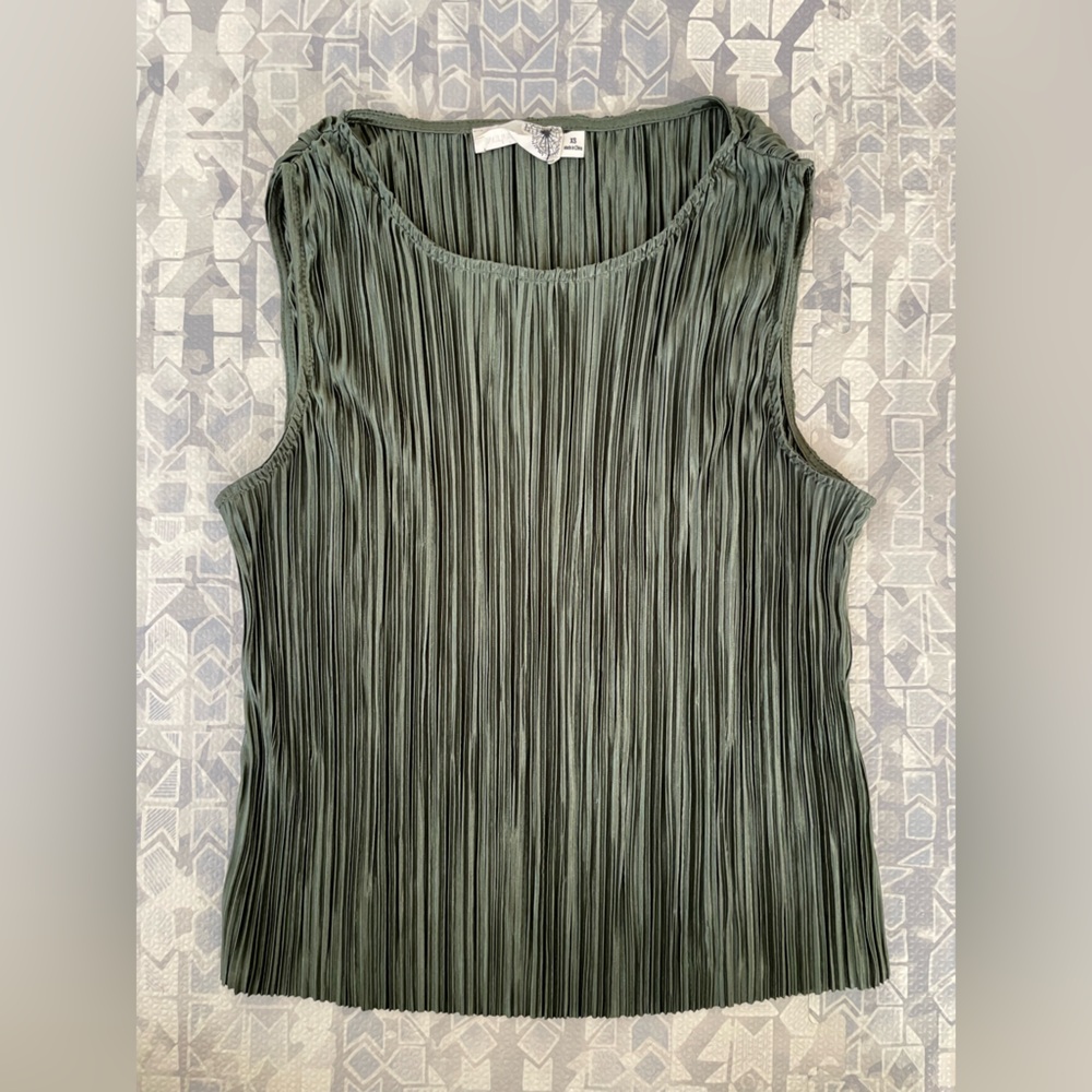 Green Business Casual Tank Top XS